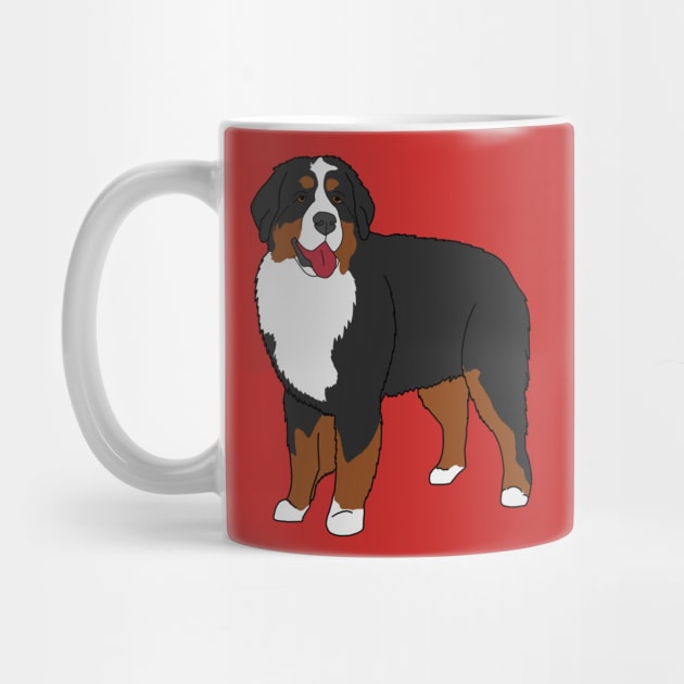 bernese mountain dog by AMCArts